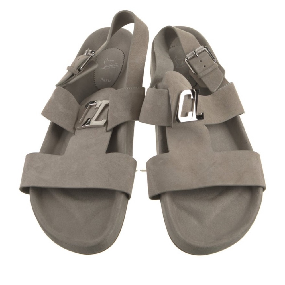 Christian Louboutin Suede Sandals - Picture 2 of 5